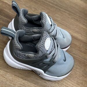 Nike Kids Gray and White Sneakers